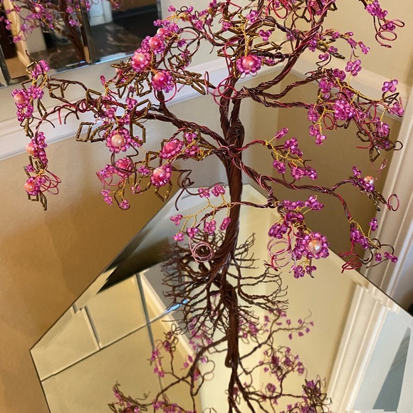 Arias Obachan Other - Pink blossoms on brown tree  (25%=$63) lowest price ever (excluding coupons)